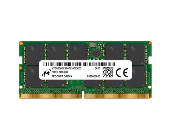 Server Memory Module MICRON DDR5 16GB ECC 5600 MHz CL 46 1.1 V MTC10C1084S1TC56BR