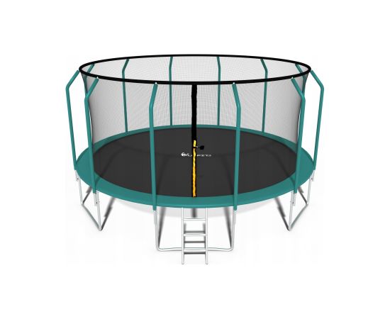 Funfit Trampolina ogrodowa dla dzieci 374cm z siatką zewnętrzną i drabinką