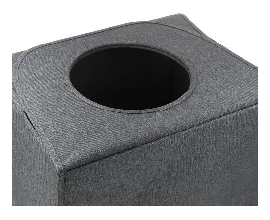 Veļas grozs MAX DAY 40x30xH63cm, tumši pelēks
