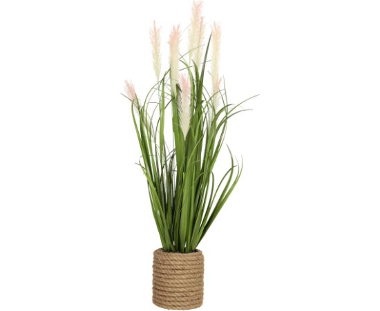 Mākslīgais augs IN GARDEN H70cm, gaiši rozā zāle ar podiņu