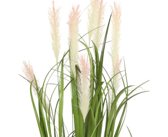 Mākslīgais augs IN GARDEN H70cm, gaiši rozā zāle ar podiņu