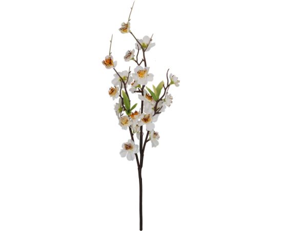 Artificial branch IN GARDEN H47cm, white peach blossom