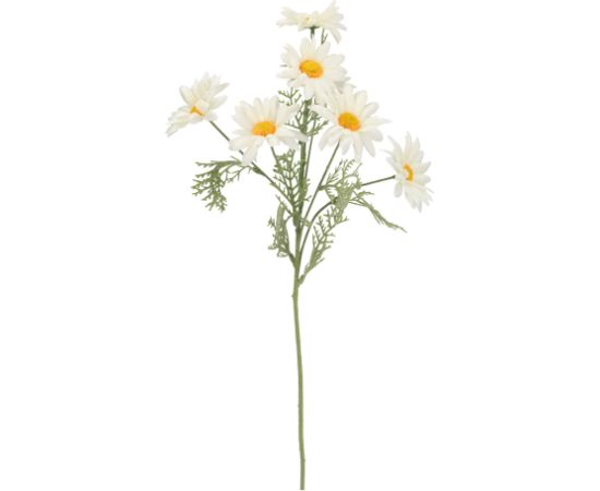 Mākslīgais zieds IN GARDEN H55,5cm, balta margrietiņa