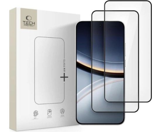 Tech-Protect -  POCO F7 5G HARTOWANE TECH-PROTECT GLASS FIT+ 2-PACK