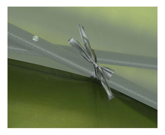Cattara Svētku telts sānu sienas 2x3m 210D zaļš WATERPROOF