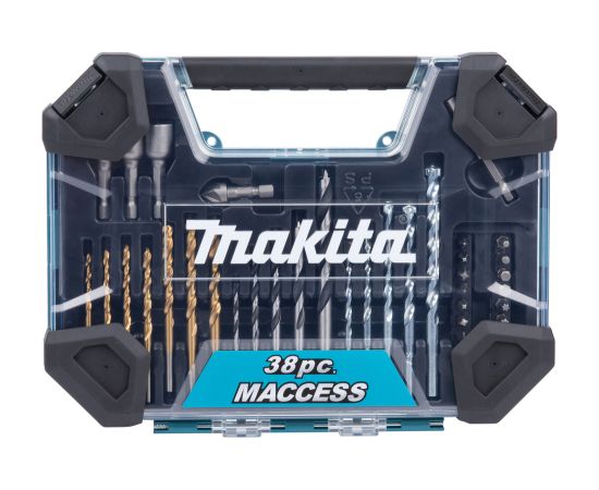 Urbju un skrūvgriežu uzgaļu komplekts Makita E-22573; 38 gab.
