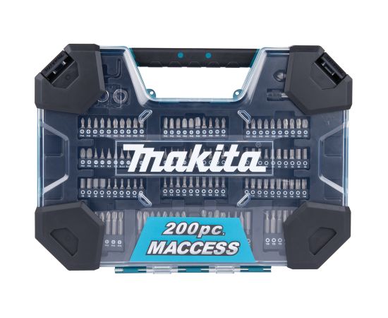 Urbju un skrūvgriežu uzgaļu komplekts Makita E-22610; 200 gab.