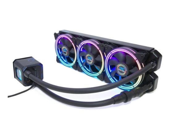 Alphacool Eisbaer Aurora 360 CPU-RGB black 1016664 Procesoru dzesēšana