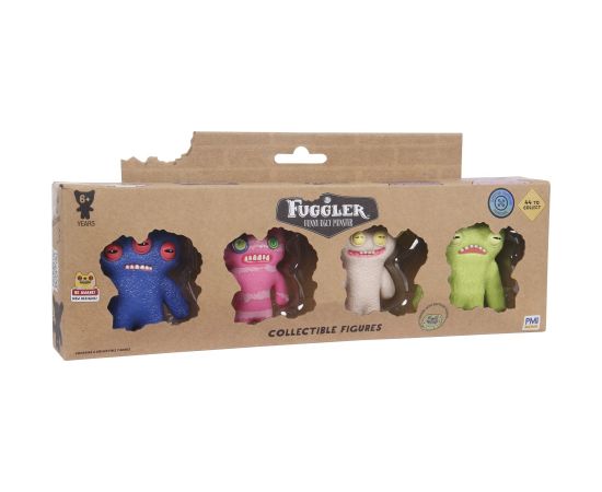 P.m.i. Kids World FUGGLER LIMITED EDITION 1.5 COLLECTIBLE FIGURES - 4 PACK VER. D