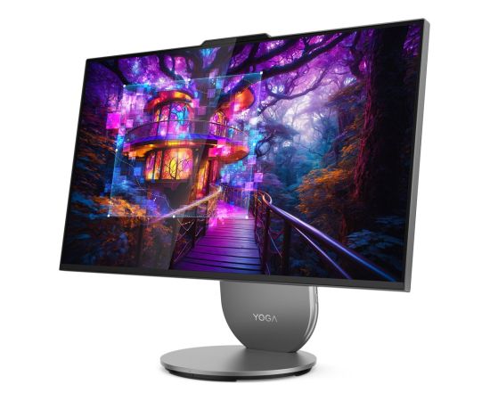 Lenovo Yoga AIO 27IAH10 Ultra 9 285H 27" QHD IPS 400nits 120Hz 32GB LPDDR5x-7467 SSD1TB GeForce RTX 4050 6GB WLAN LAN+BT W11Pro Luna Grey