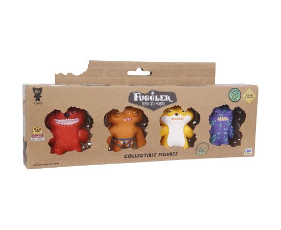 P.m.i. Kids World FUGGLER LIMITED EDITION 1.5 COLLECTIBLE FIGURES - 4 PACK VER. C