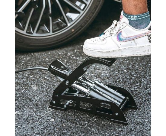 Rockbros 42430001001 black foot pump with display