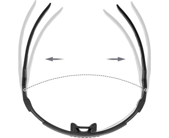 Photochromic cycling glasses with UV protection and Rockbros transparent black corrective insert