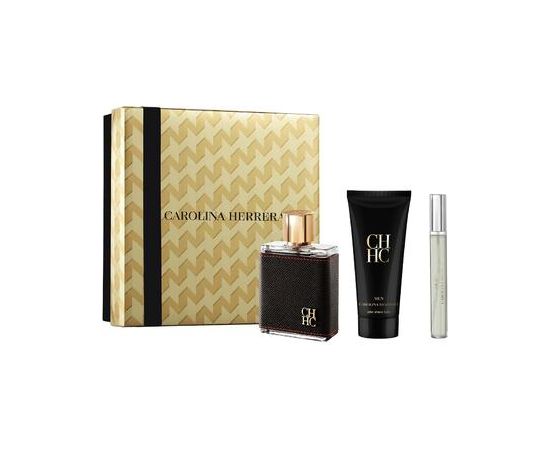 Carolina Herrera CH for Man Dárková sada EDT 100 ml, minaiturka EDT 10 ml a After Shave Balsam ( balzám po holení ) 100 ml 100ml