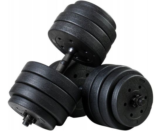 Funfit Hantle Bitumiczne 40 kg Zestaw 2x20 kg