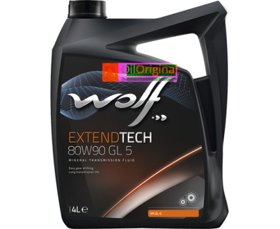 WOLF EXTENDTECH 75W90 GL5 5L GL5, MIL-L-2105 D
