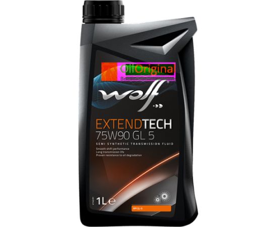 WOLF EXTENDTECH 75W90LS GL5 1L MIL-L-2105C, D,ZF TE-ML05