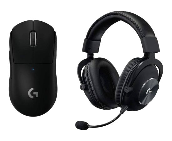 LOGITECH G PRO X Wireless LIGHTSPEED Gaming Mouse and headset - BLACK - 2.4GHZ/BT - EMEA29-953