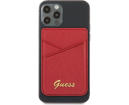 Кошелек Guess Card Slot GUWMSSASLRE MagSafe Saffiano red|red