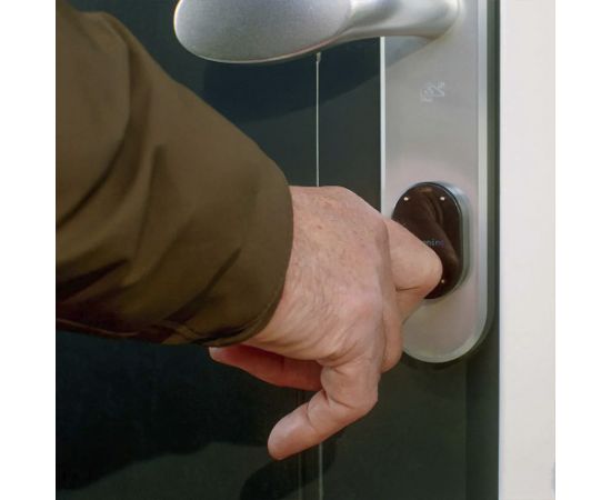 Shelly LOQED Smart Lock, electronic door lock (black)