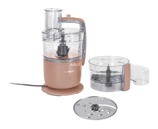 Kenwood MultiPro Go Food Processor - Terracotta (650 Watt, with 360° Express Serve)