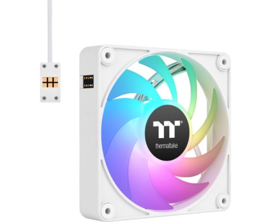 Thermaltake CT140 EX ARGB Sync PC Cooling Fan, Case Fan (White, Pack of 3)