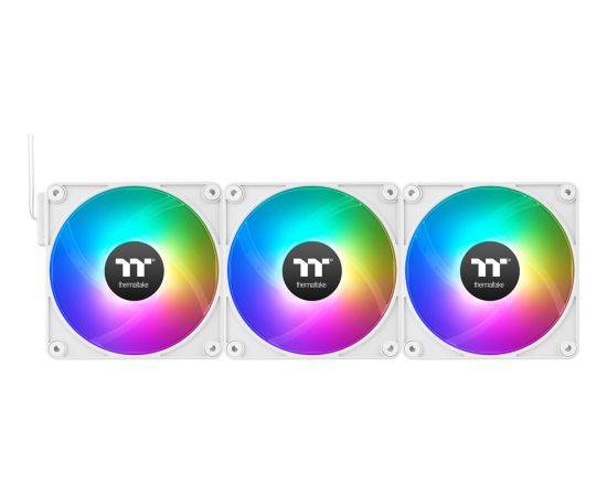 Thermaltake CT120 EX Reverse ARGB Sync PC Cooling Fan, Case Fan (White, Pack of 3)