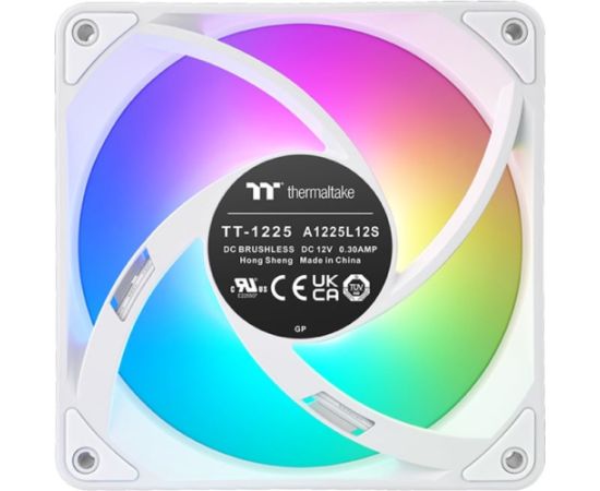 Thermaltake CT120 EX Reverse ARGB Sync PC Cooling Fan, Case Fan (White, Pack of 3)