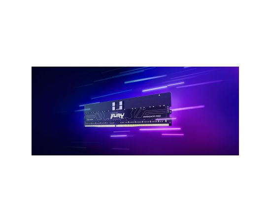 Kingston Technology FURY 128GB 6400MT/s DDR5 ECC Reg CL32 DIMM (Kit of 4) Renegade Pro XMP