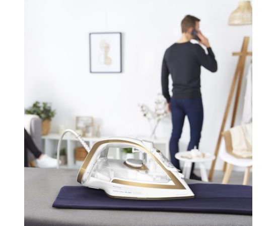 Tefal Puregliss FV8042 Dry & Steam iron Durilium AirGlide Autoclean soleplate 3000 W Bronze, White