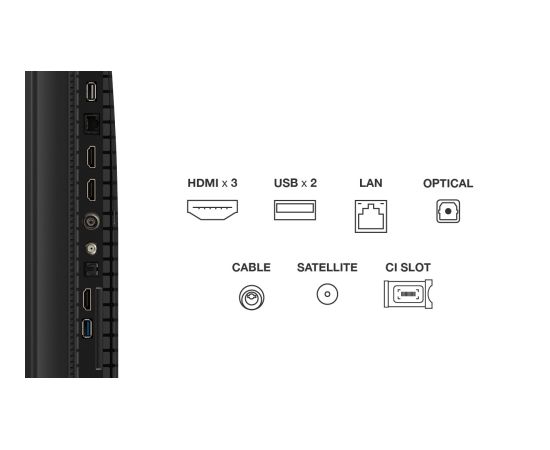 TCL P7K 55P7K TV 139.7 cm (55") 4K Ultra HD Smart TV Wi-Fi Metallic 450 cd/m²