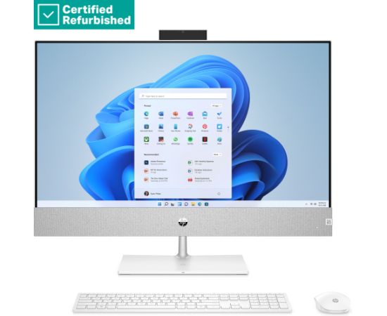 RENEW GOLD HP Pavilion AIO All-In-One 27-ca2006nf - i7-13700T, 16GB, 512GB SSD, 27 FHD Touch Glossy, GeForce RTX 3050 4GB, 5MP IR Cam, Snowflake White, Win 11 Home, 1 years / 895X6EAR#ABF
