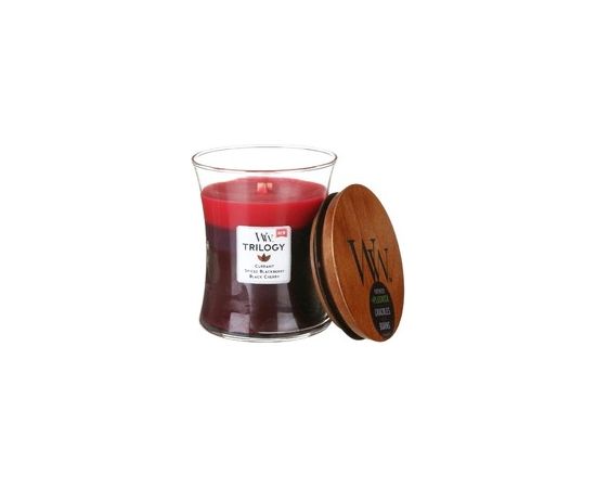 Woodwick Sun Ripened Berries Trilogy Vase (berry ripening in the sun) - Scented candle 609.0g