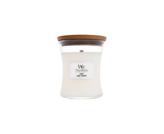 Woodwick Linen Vase (linen) - Scented candle 85.0g