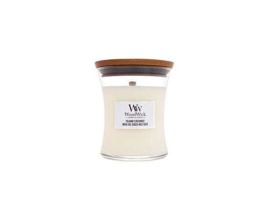 Woodwick Island Coconut Vase (Juicy Coconut) - Scented Candle 275.0g