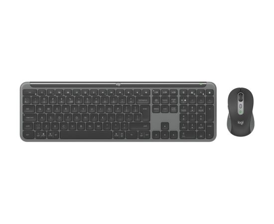 Logitech Signature Slim Combo MK950 for Business Wireless Keyboard + Mouse, US Int, Graphite