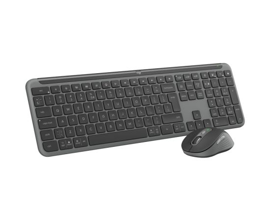 Logitech Signature Slim Combo MK950 for Business Wireless Keyboard + Mouse, US Int, Graphite