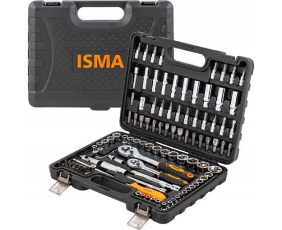 INSTRUMENTU KOMPLEKTS Isma  108elementi 1/4" ,3/8" (4-22mm)