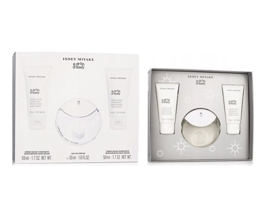 Issey Miyake Xmas 2023 Set Issey Miyake: A Drop d'Issey, Hydrating, Hand Cream, 2 pcs, 50 ml + A Drop d'Issey, Eau De Parfum, For Women, 50 ml