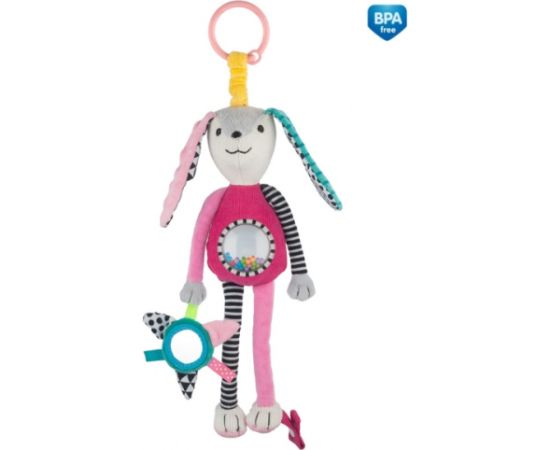 CANPOL BABIES plush toy with Rattle and Mirror Long Ears, 68/061