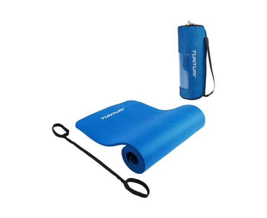Vingrošanas paklājiņš TUNTURI Fitnessmat NBR, zils