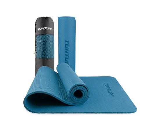 Jogas paklājiņš Tunturi Yogamat 8mm, benzīna zils