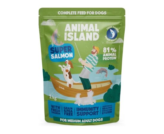 ANIMAL ISLAND Salmon - dry dog food - 1kg