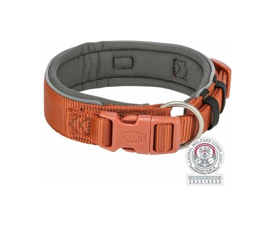 Obroża dla psa Trixie Premium Pomarańczowy Grafit M/L 40-48 cm