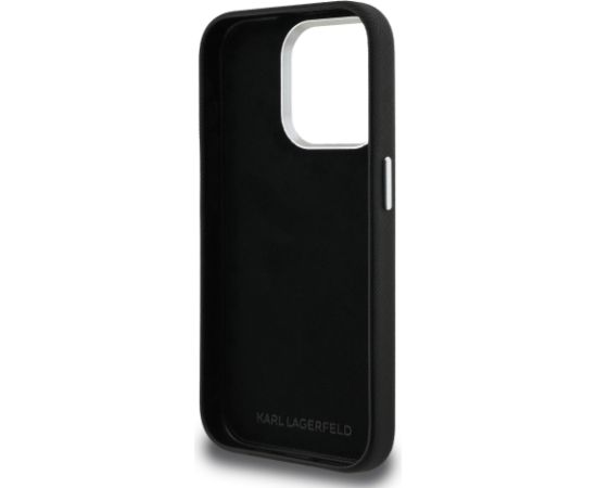 Karl Lagerfeld Grained PU K&CH Heads Case Чехол для Apple iPhone 15 Pro