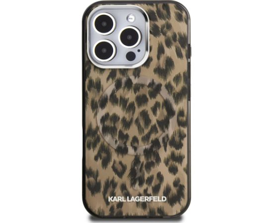 Karl Lagerfeld IML Leopard MagSafe Case Чехол для Apple iPhone 16 Pro