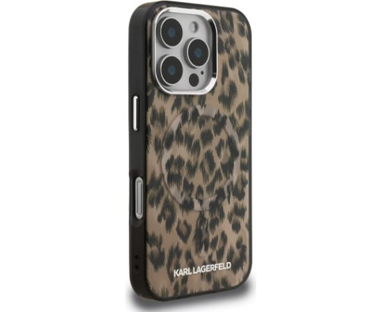 Karl Lagerfeld IML Leopard MagSafe Case Чехол для Apple iPhone 16 Pro