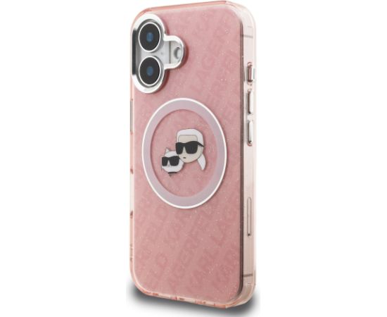 Karl Lagerfeld IML K&CH Heads Repeated Logo MagSafe Case Чехол для Apple iPhone 16