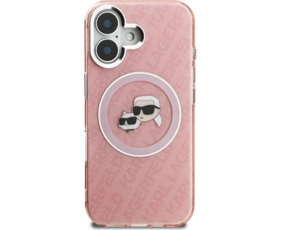 Karl Lagerfeld IML K&CH Heads Repeated Logo MagSafe Case Чехол для Apple iPhone 16
