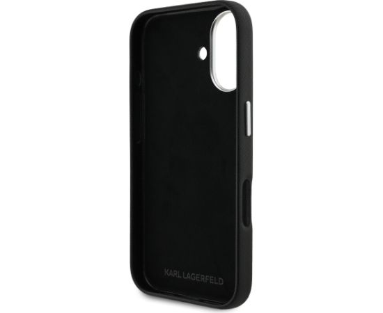 Karl Lagerfeld Grained PU K&CH Heads Case Чехол для Apple iPhone 16